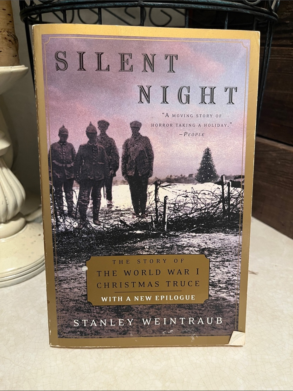 Silent Night Hardcover Book - Gold and Purple Cover